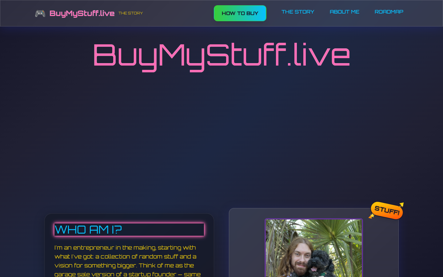 BuyMyStuff.live website
